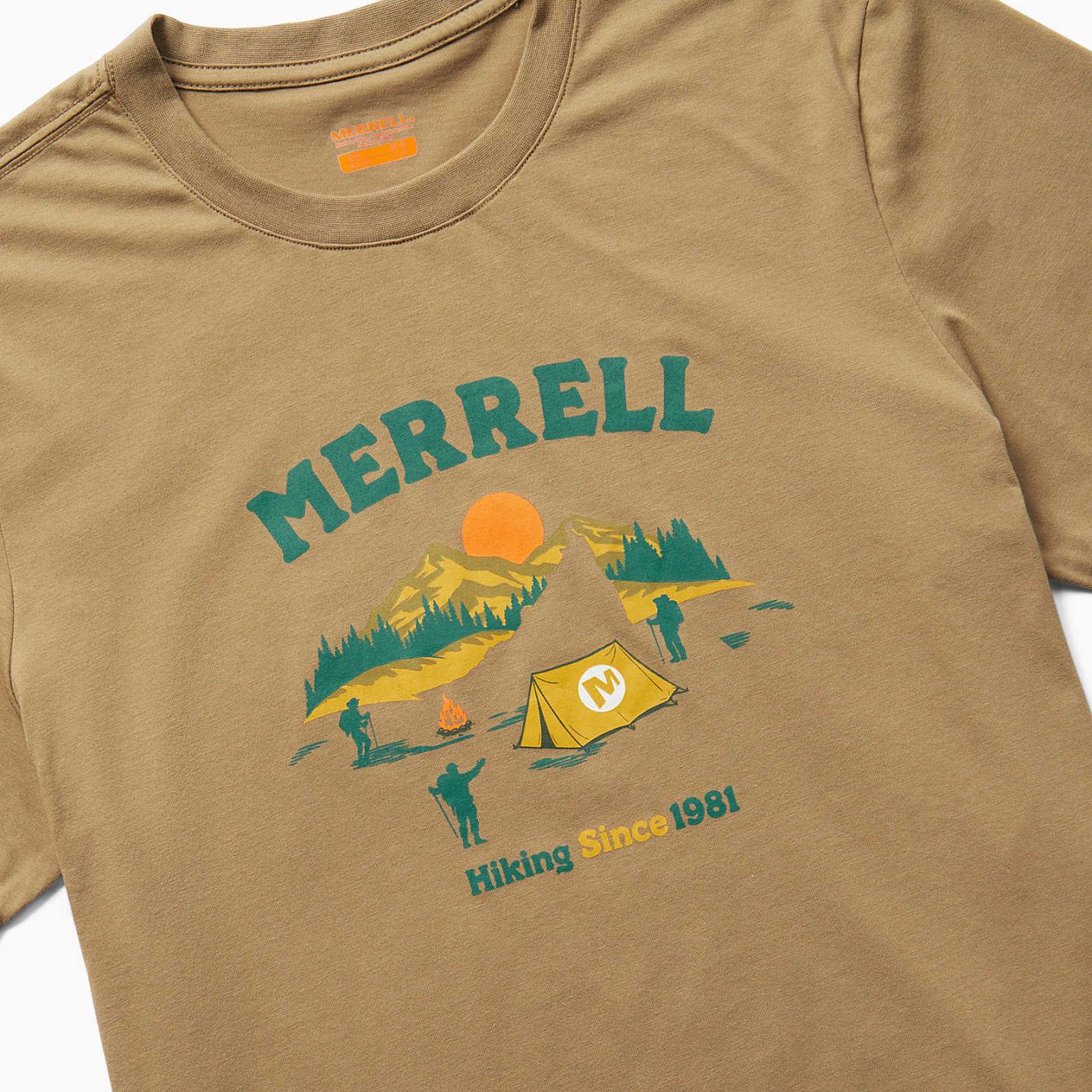 Men Arched Camp Tee Sepia Tint | Merrell Tops