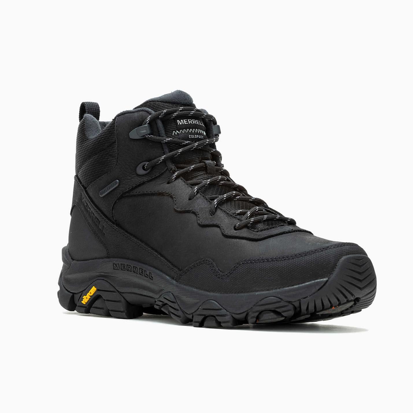 Men Coldpack 3 Thermo Mid Waterproof Black | Merrell Boots