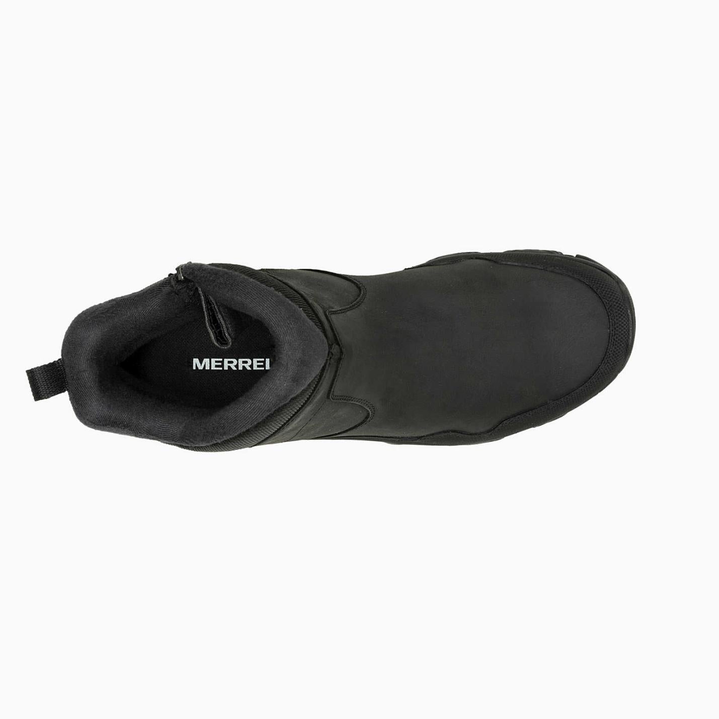 Men Coldpack 3 Thermo Tall Zip Waterproof Black | Merrell Slip-Ons
