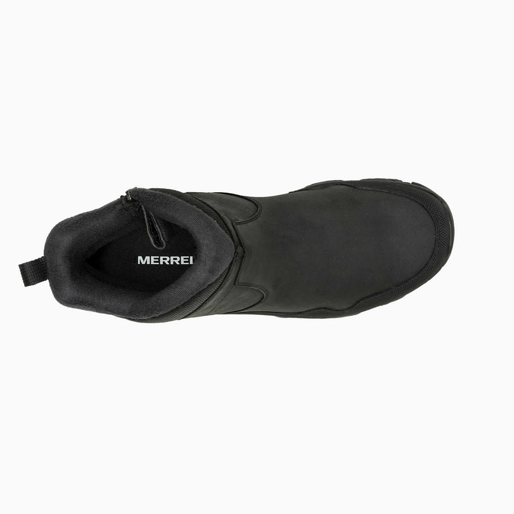 Men Coldpack 3 Thermo Tall Zip Waterproof Black | Merrell Slip-Ons