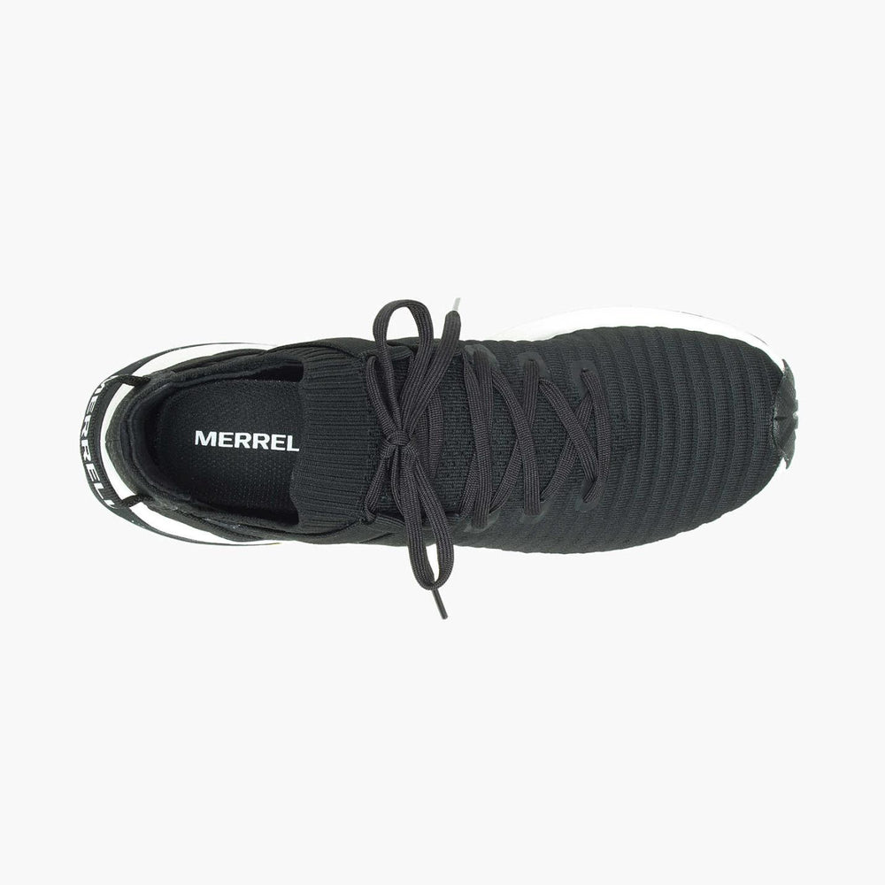 Men Embark Lace Sneaker Wide Width Black/white | Merrell Wide Widths