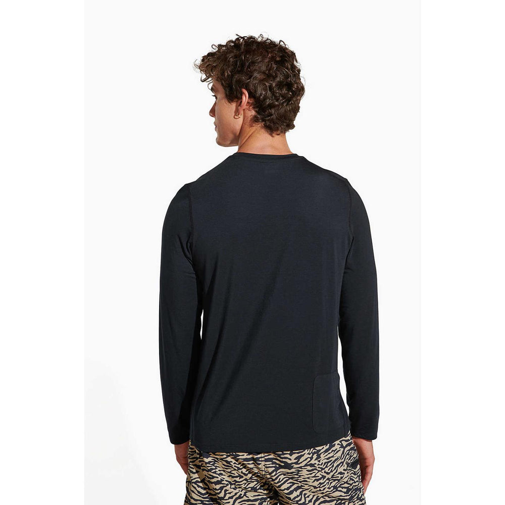 Men Everyday Long Sleeve Tee With Tencel™ Black | Merrell Tops
