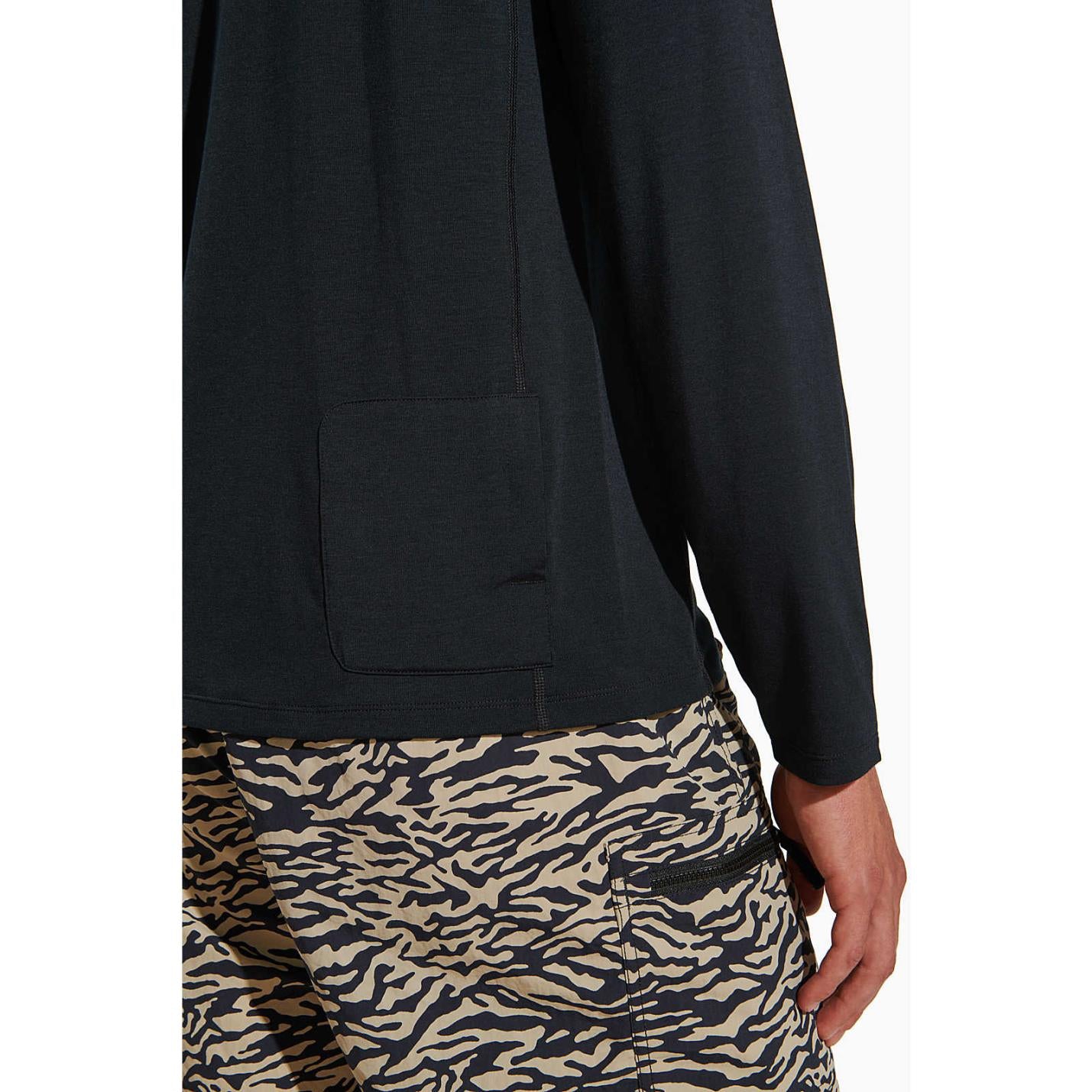 Men Everyday Long Sleeve Tee With Tencel™ Black | Merrell Tops