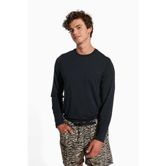 Men Everyday Long Sleeve Tee With Tencel™ Black | Merrell Tops