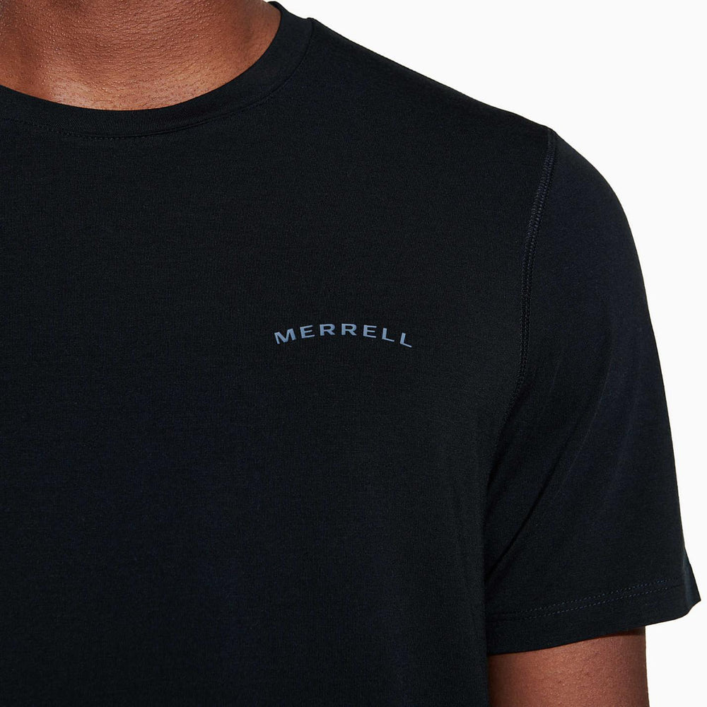 Men Everyday Tee With Tencel™ Black | Merrell Tops
