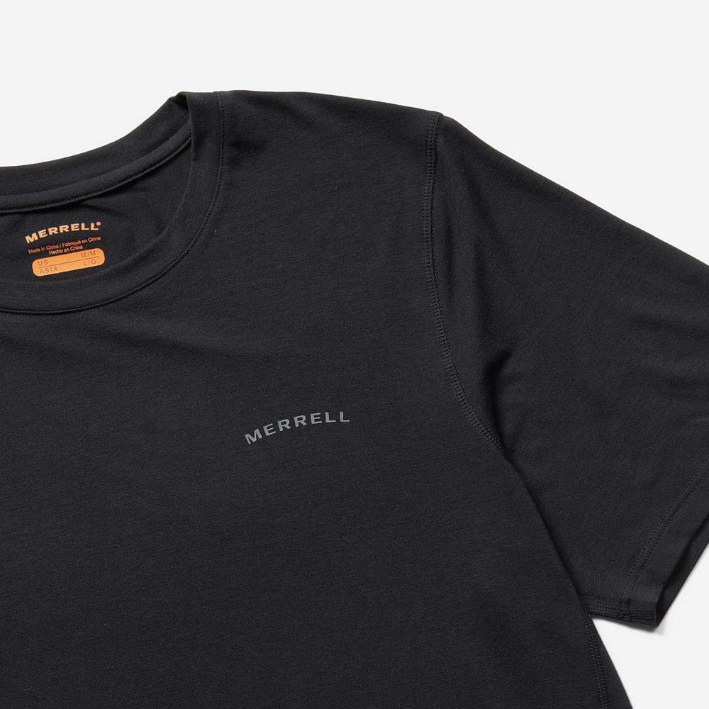 Men Everyday Tee With Tencel™ Black | Merrell Tops
