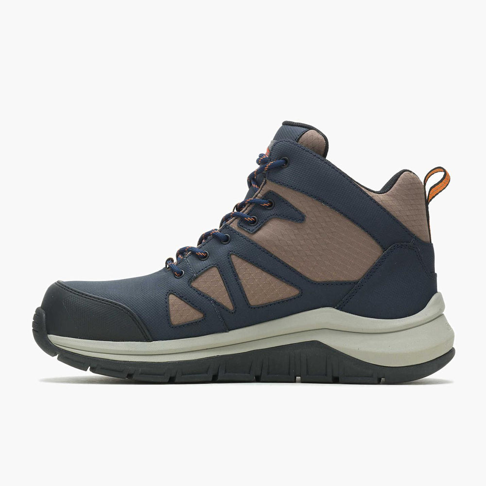 Men Fullbench Speed Mid Carbon Fiber Navy | Merrell Boots