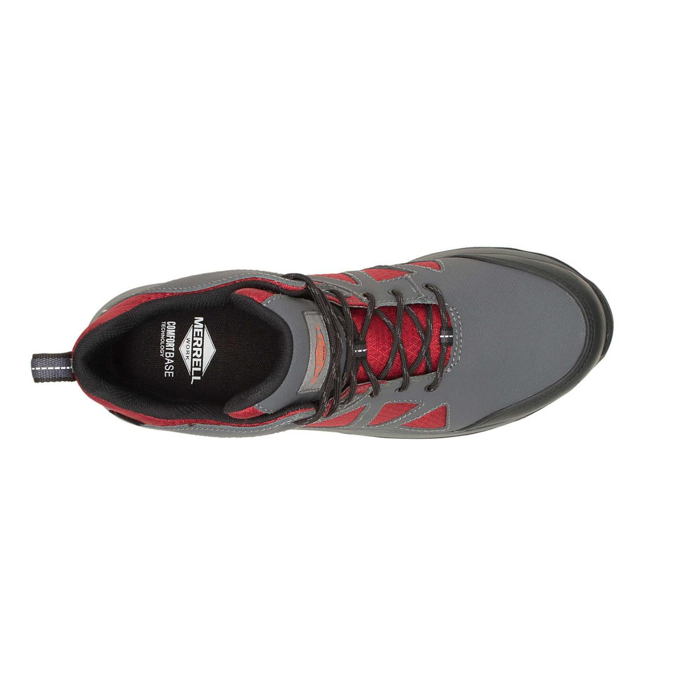 Men Fullbench Speed Mid Waterproof Carbon Fiber Asphalt/dahlia | Merrell Boots