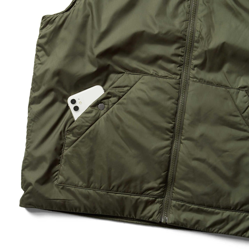 Men Geotex Insulated Vest Dusty Olive | Merrell Tops