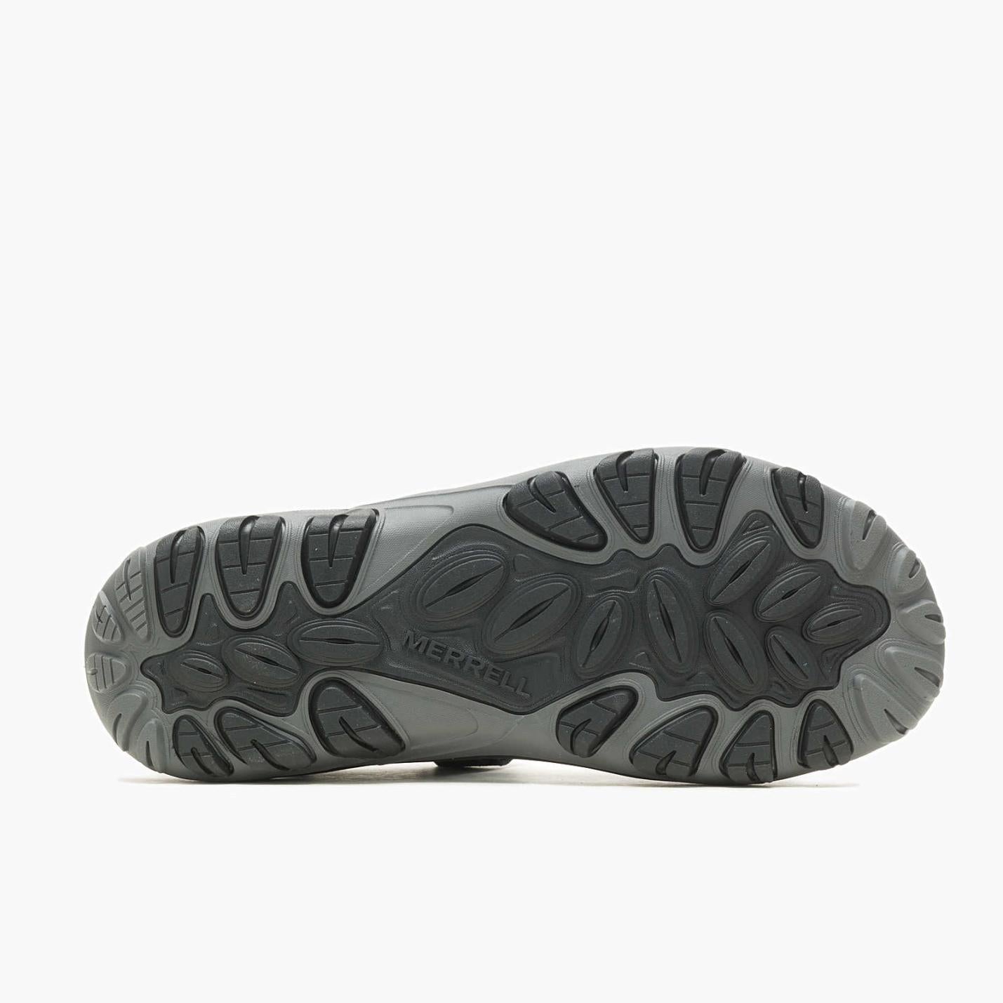 Men Huntington Convertible Leather Black | Merrell Sandals