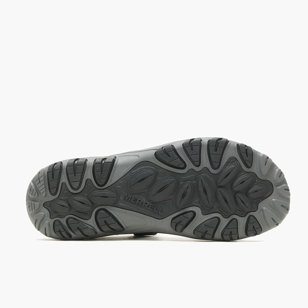 Men Huntington Convertible Leather Black | Merrell Sandals