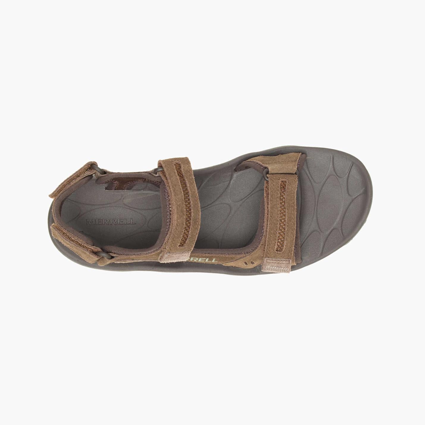Men Huntington Convertible Leather Earth | Merrell Sandals