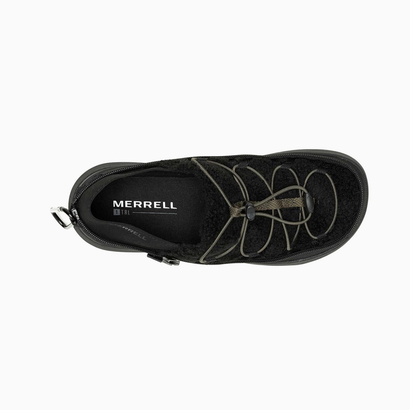 Men Hut Moc 2 Packable Fleece 1trl Black/black | Merrell Slip-Ons