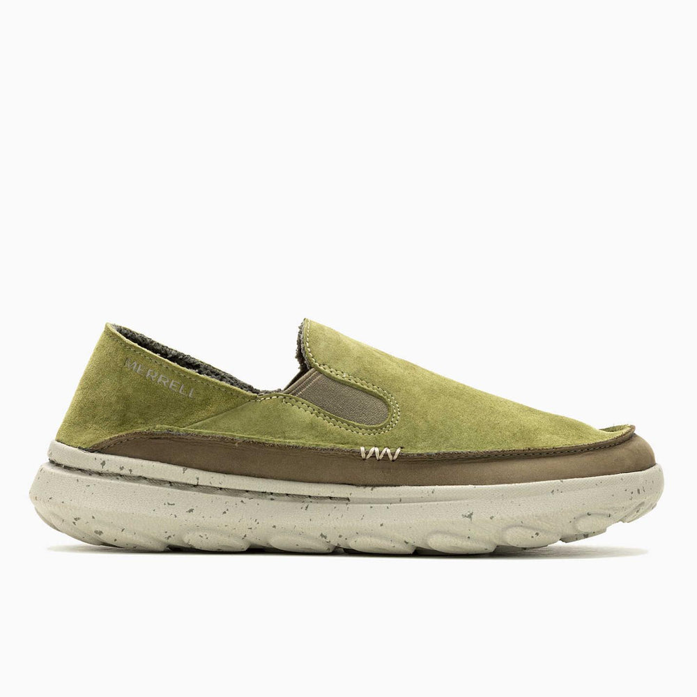 Men Hut Moc 2 Suede Avocado | Merrell Slip-Ons