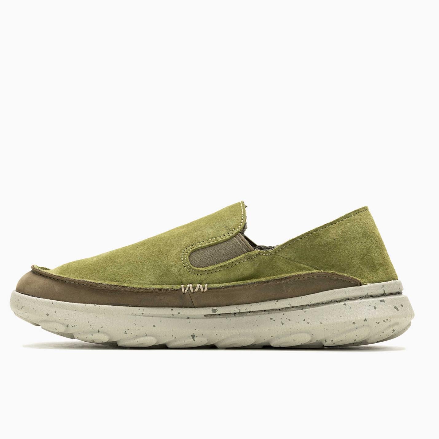 Men Hut Moc 2 Suede Avocado | Merrell Slip-Ons