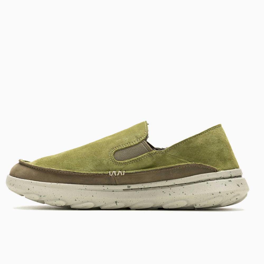 Men Hut Moc 2 Suede Avocado | Merrell Slip-Ons