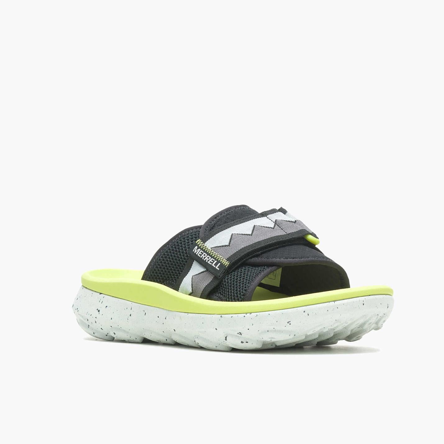 Men Hut Ultra Slide Black/celery | Merrell Sandals