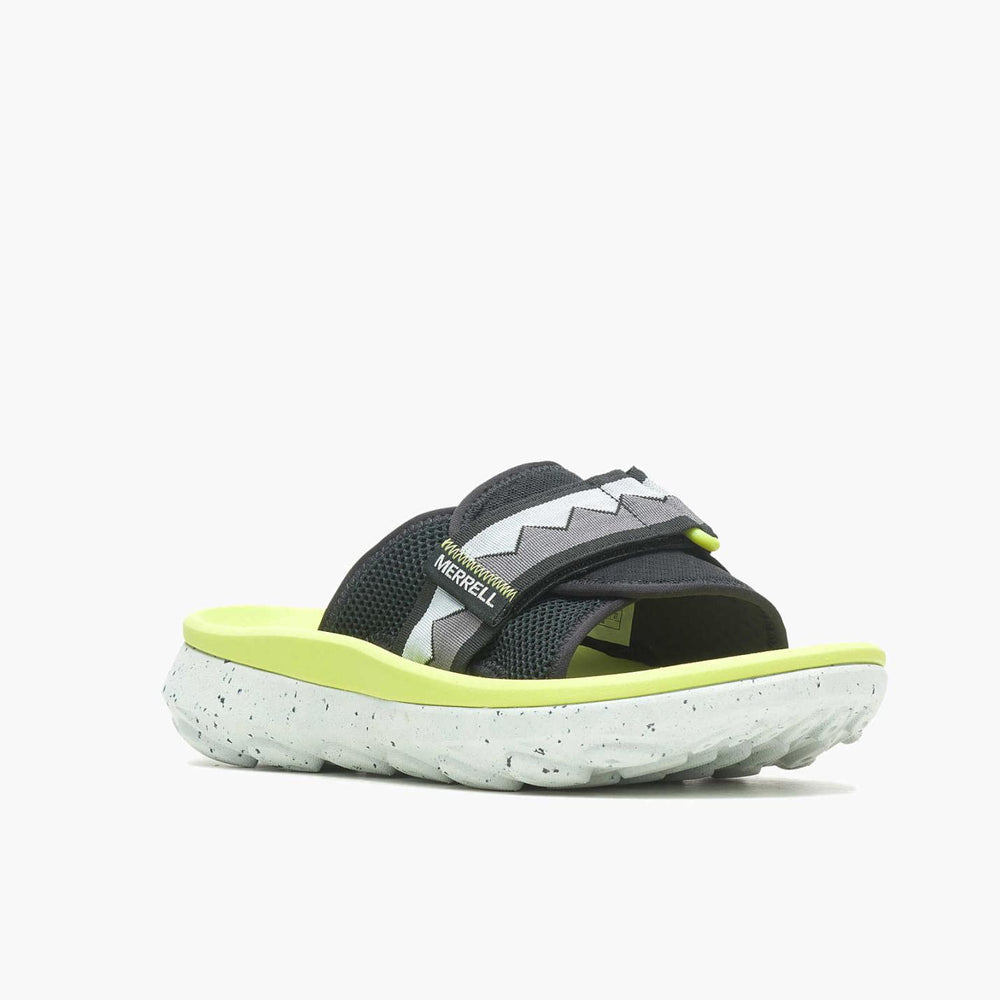 Men Hut Ultra Slide Black/celery | Merrell Sandals