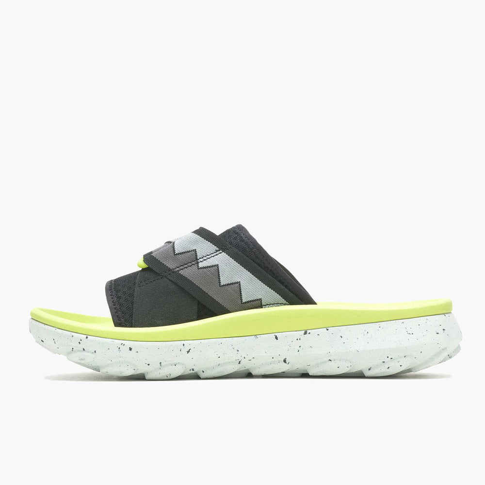 Men Hut Ultra Slide Black/celery | Merrell Sandals