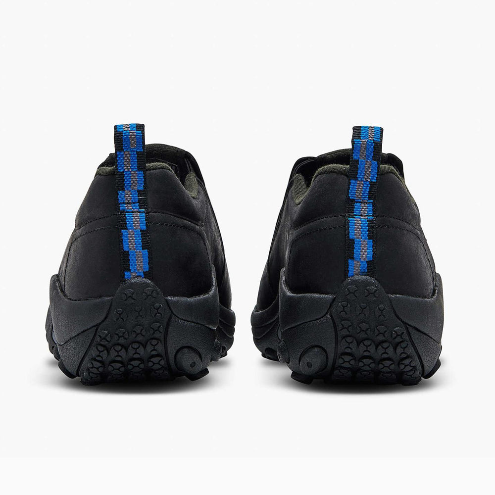 Men Jungle Moc Leather Sr Work Shoe Black | Merrell Slip-Ons