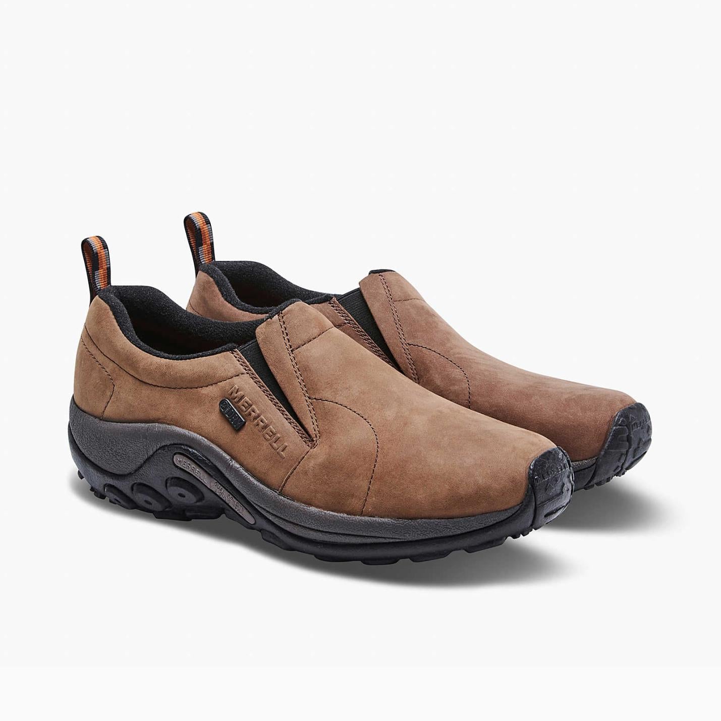 Men Jungle Moc Nubuck Waterproof Brown | Merrell Slip-Ons