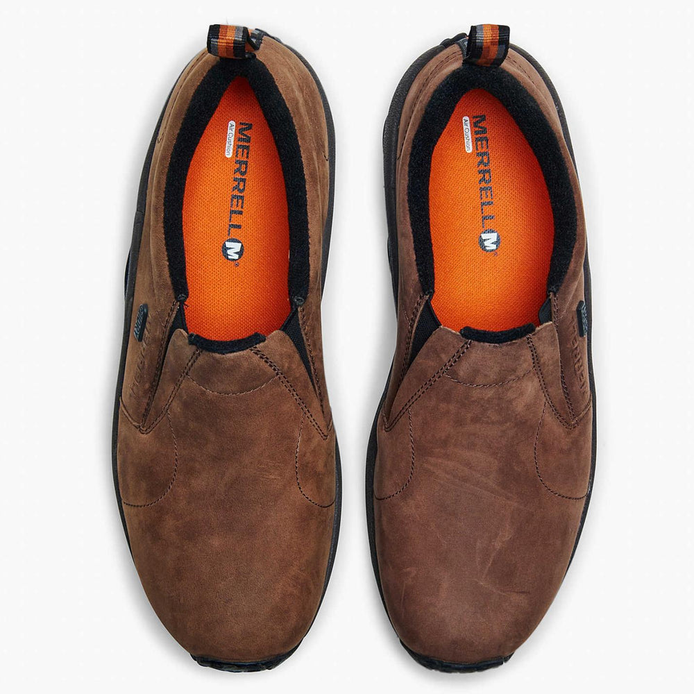 Men Jungle Moc Nubuck Waterproof Brown | Merrell Slip-Ons