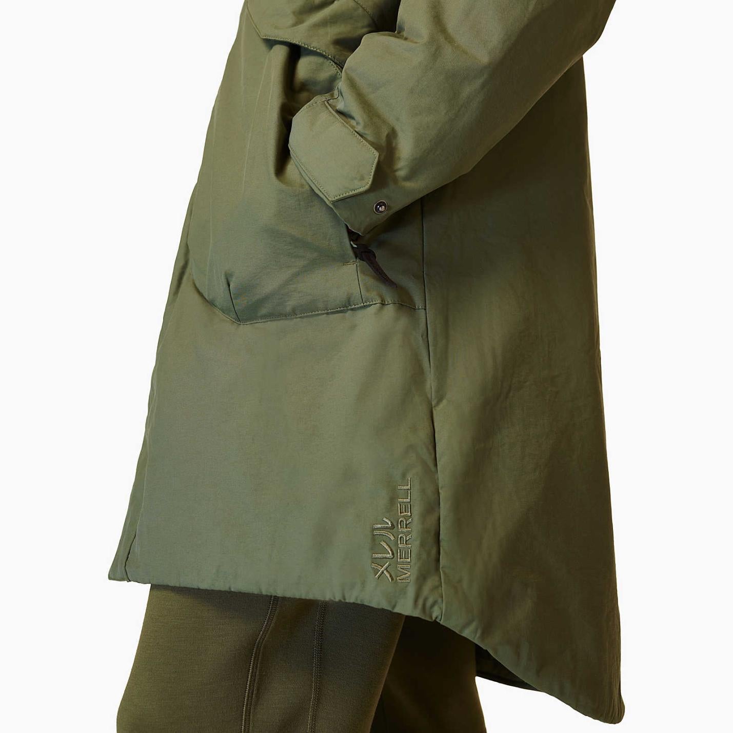 Men Kaidou Medium Weight Insulated Parka Lichen | Merrell Outerwear