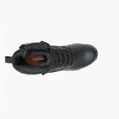 Men Moab 2 8" Tactical Response Waterproof Boot Black | Merrell Boots