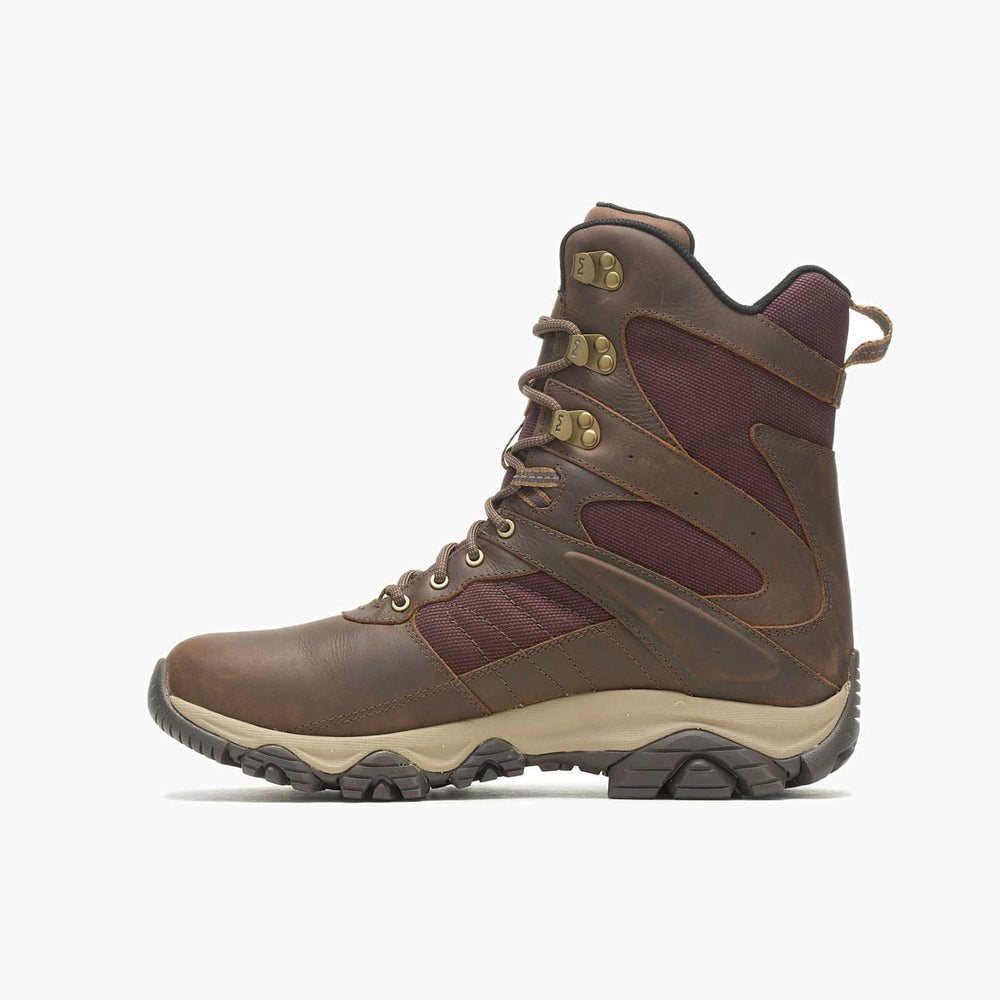 Men Moab 2 Timber 8" Waterproof Toffee | Merrell Boots