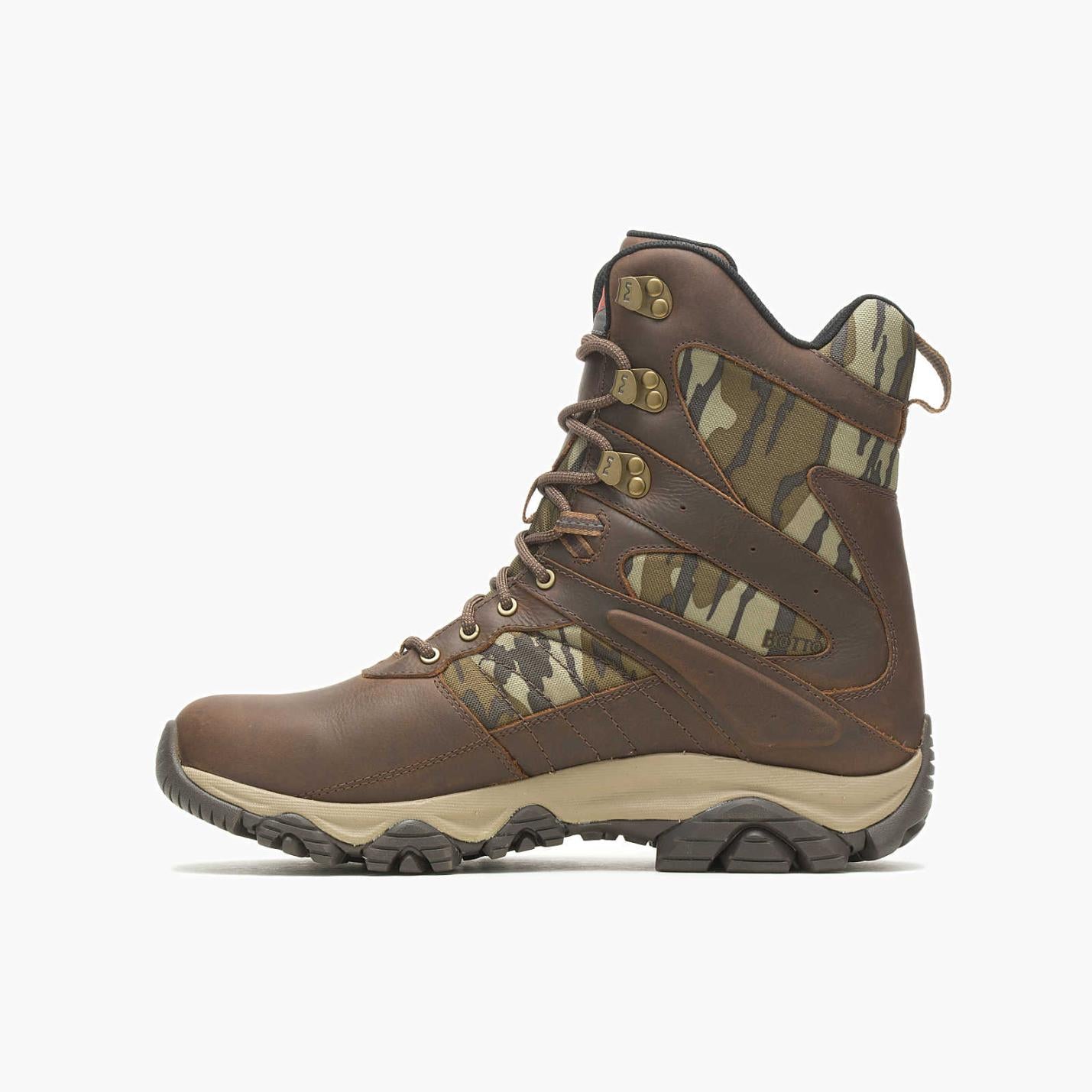 Men Moab 2 Timber 8" Waterproof Toffee/oak | Merrell Boots