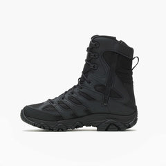 Men Moab 3 8" Tactical Zip Wp Wide Width Black | Merrell Boots