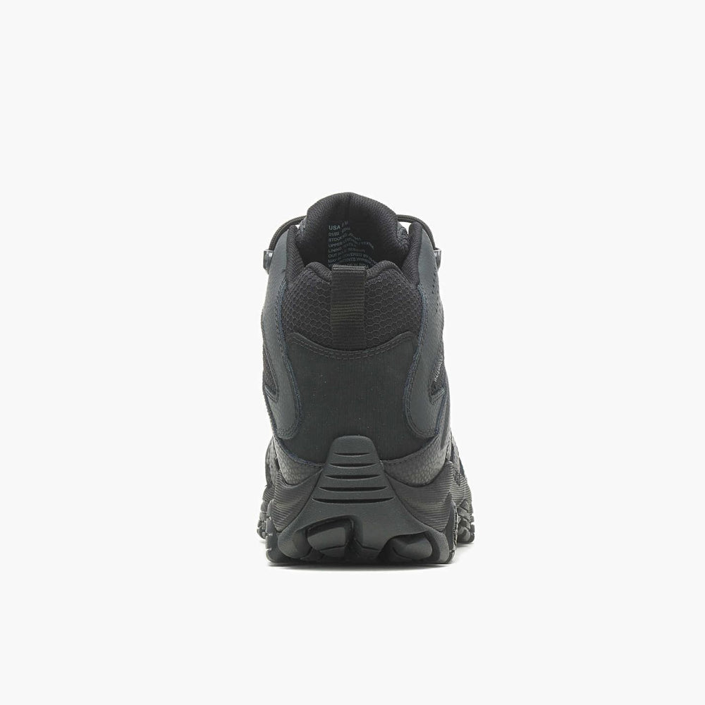 Men Moab 3 Mid Tactical Waterproof Black | Merrell Boots