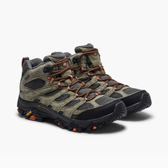 Men Moab 3 Mid Waterproof Olive | Merrell Boots