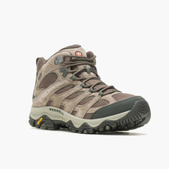 Men Moab 3 Mid Waterproof Wide Width Boulder | Merrell Boots