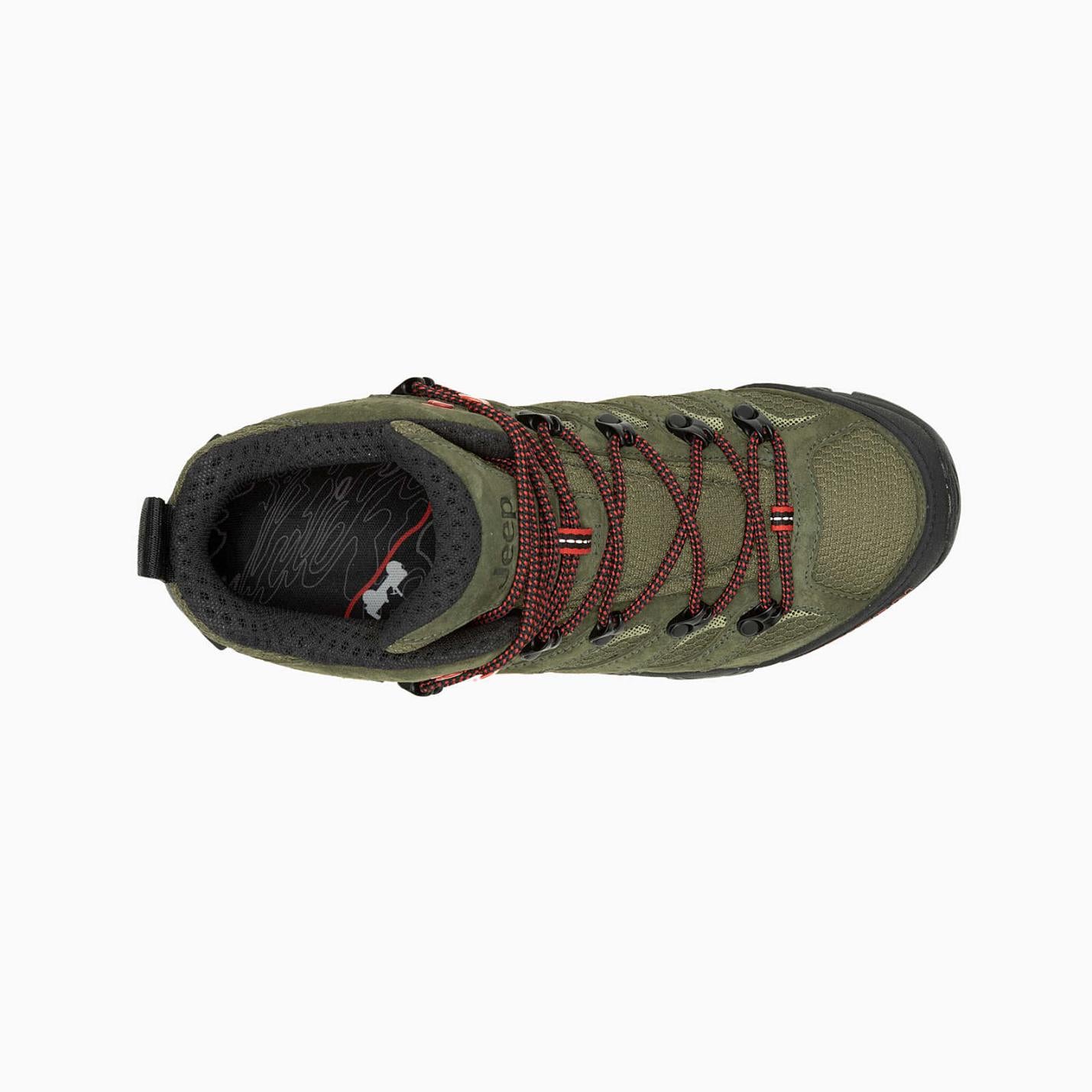 Men Moab 3 Mid X Jeep Sarge Green | Merrell Boots