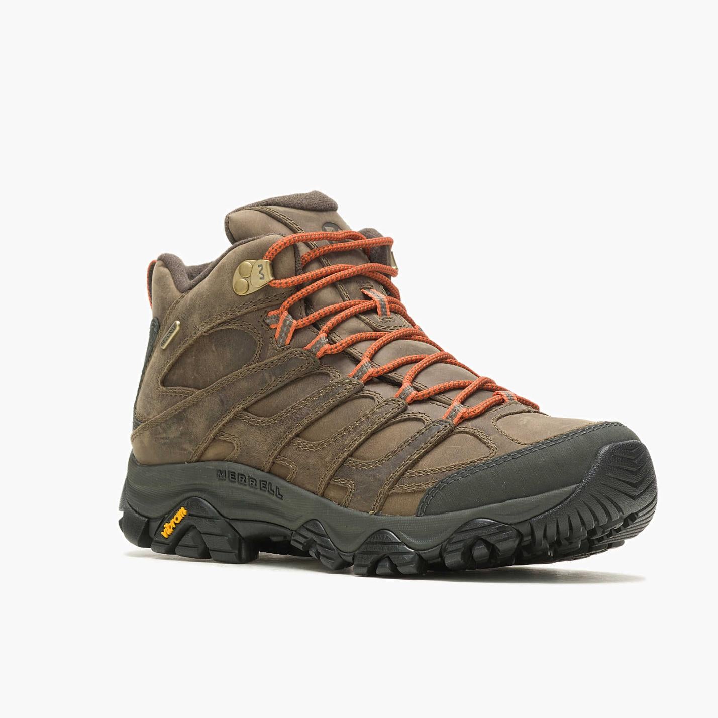 Men Moab 3 Prime Mid Waterproof Canteen | Merrell Boots