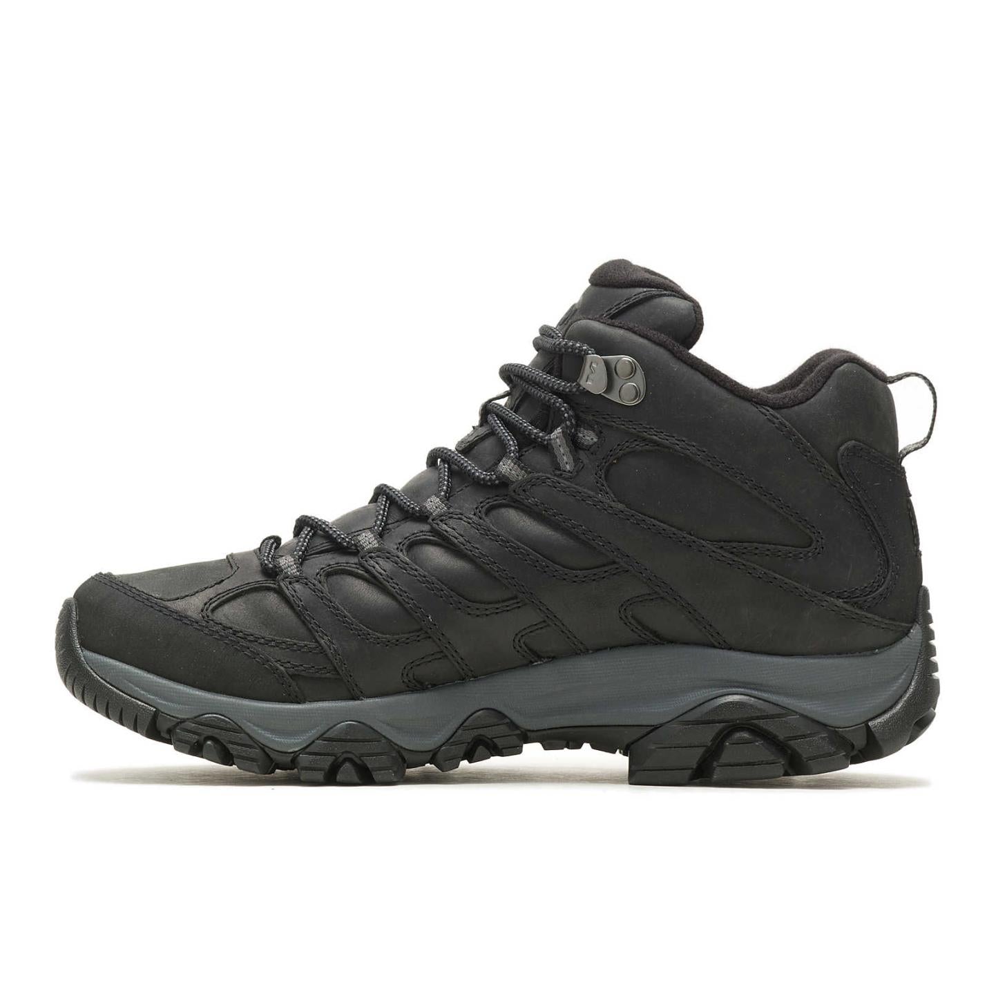 Men Moab 3 Prime Mid Waterproof Wide Width Black | Merrell Wide Widths