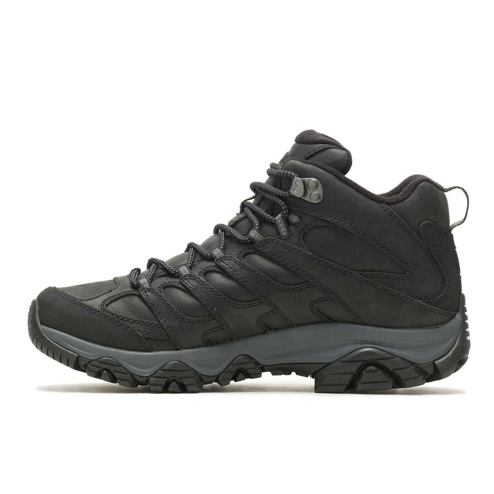 Men Moab 3 Prime Mid Waterproof Wide Width Black | Merrell Wide Widths