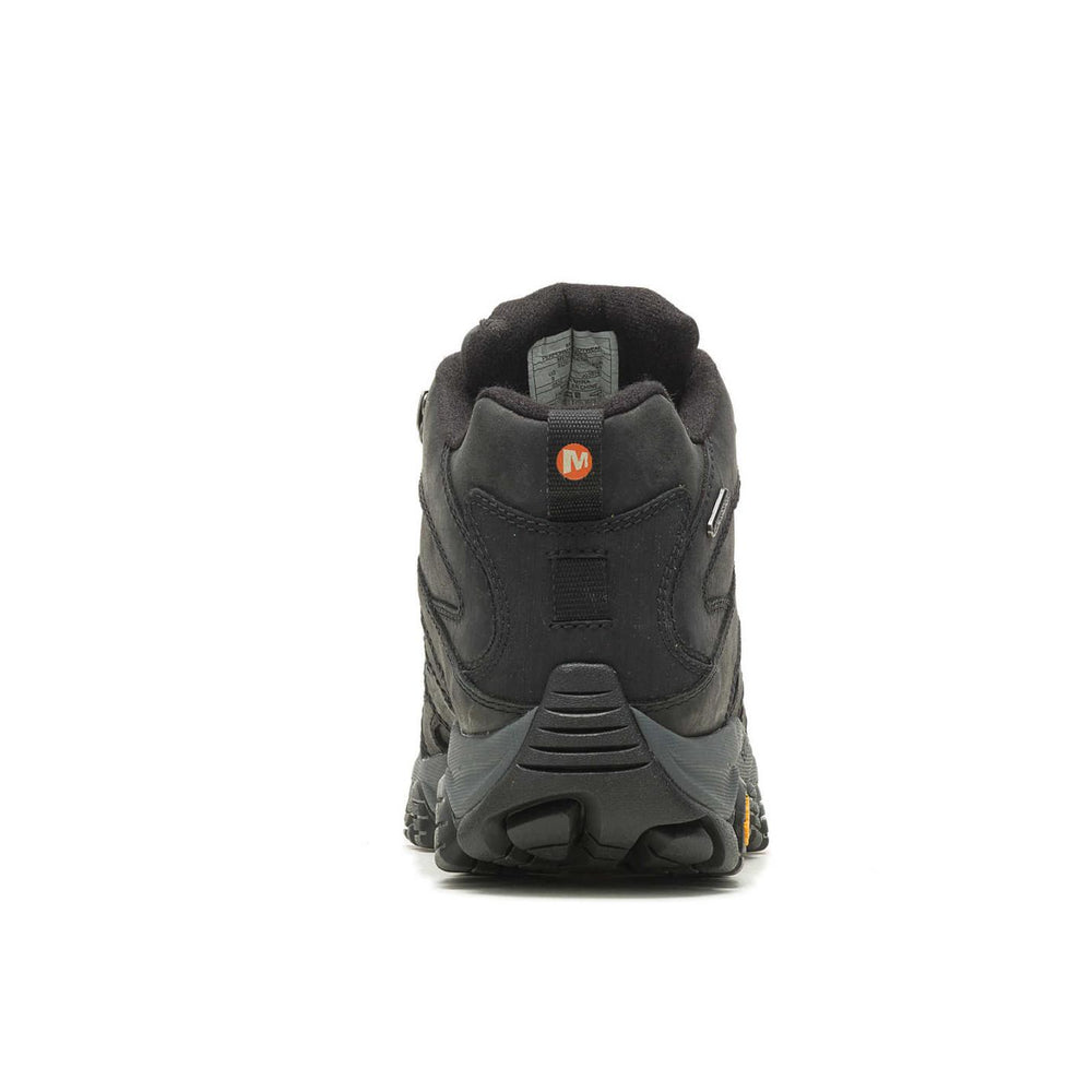 Men Moab 3 Prime Mid Waterproof Wide Width Black | Merrell Wide Widths