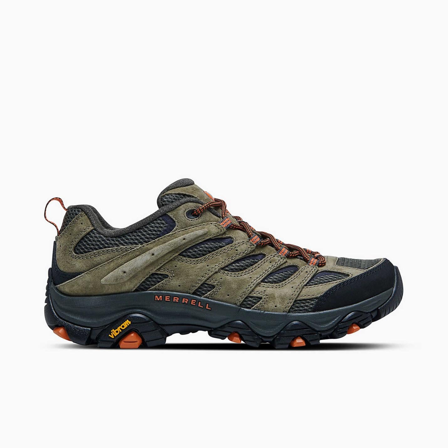 Men Moab 3 Wide Width Olive | Merrell Wide Widths