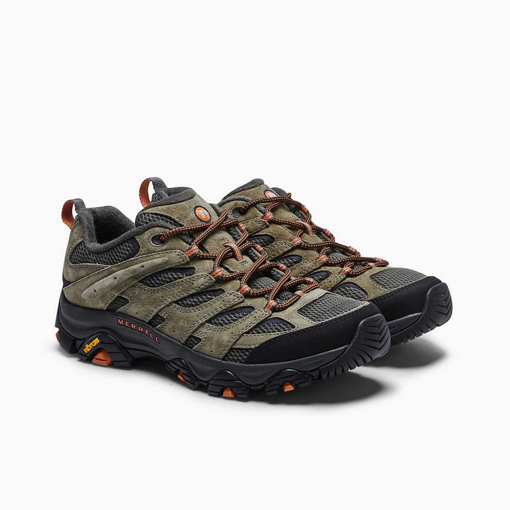 Men Moab 3 Wide Width Olive | Merrell Wide Widths