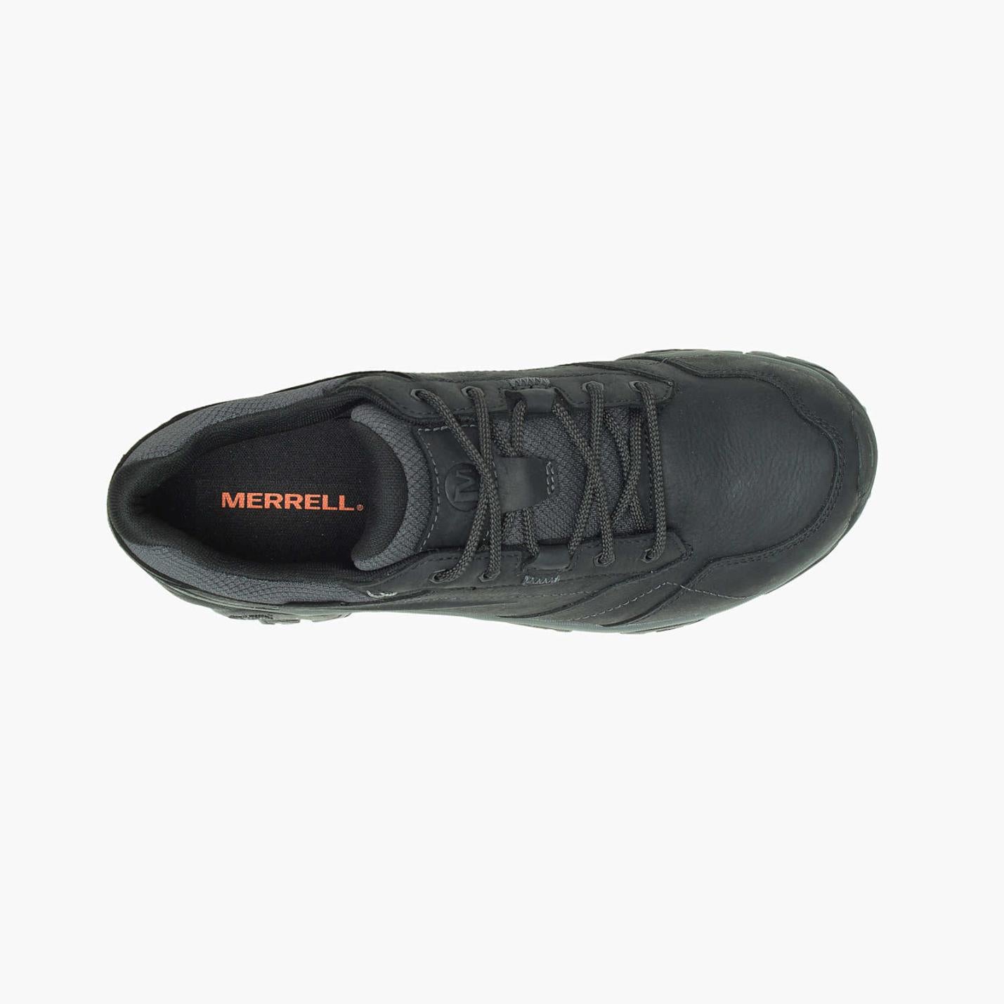 Men Moab Adventure Lace Waterproof Black | Merrell Sneakers