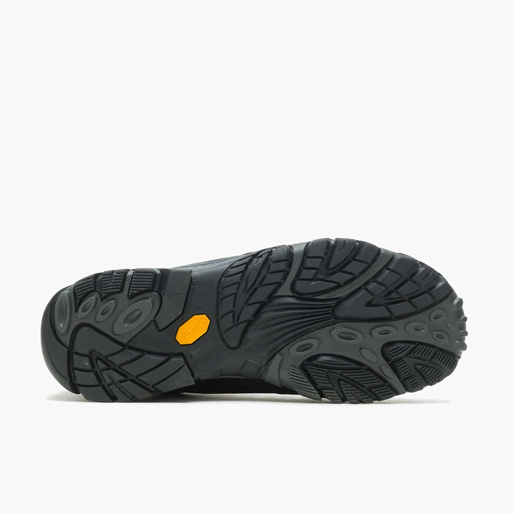 Men Moab Adventure Mid Waterproof Black | Merrell Boots