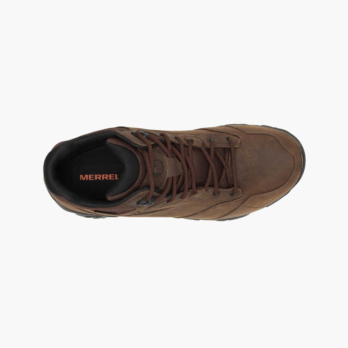 Men Moab Adventure Mid Waterproof Wide Width Dark Earth | Merrell Boots