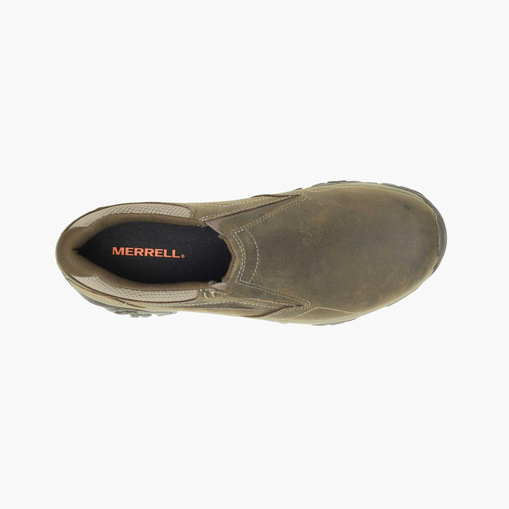 Men Moab Adventure Moc Boulder | Merrell Slip-Ons