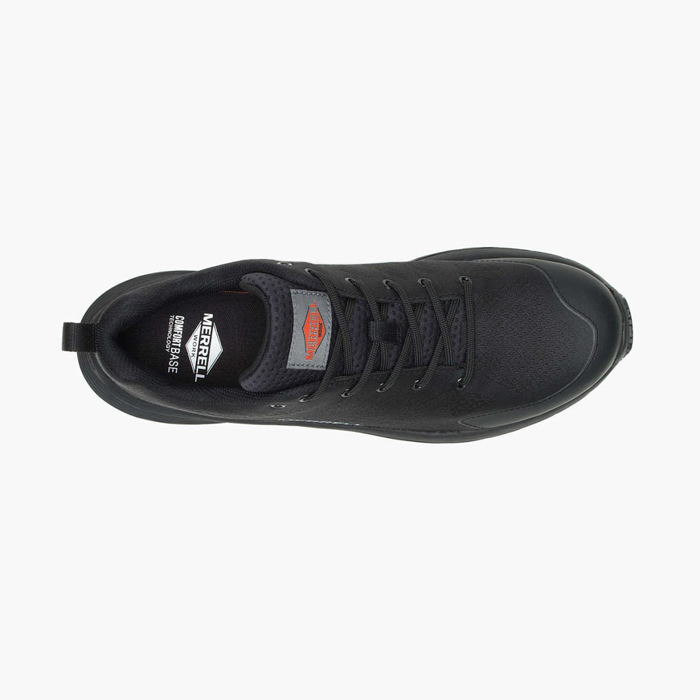 Men Moab Flight Carbon Fiber Wide Width Black | Merrell Wide Widths