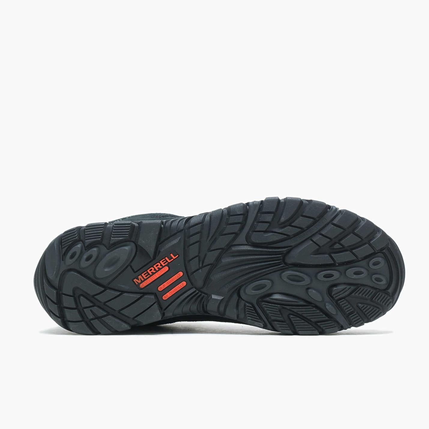 Men Moab Onset Mid Waterproof Comp Toe Work Boot Black | Merrell Boots