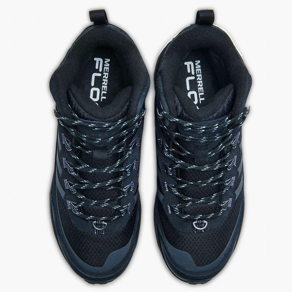 Men Moab Speed Thermo Mid Waterproof Black | Merrell Winter Boots