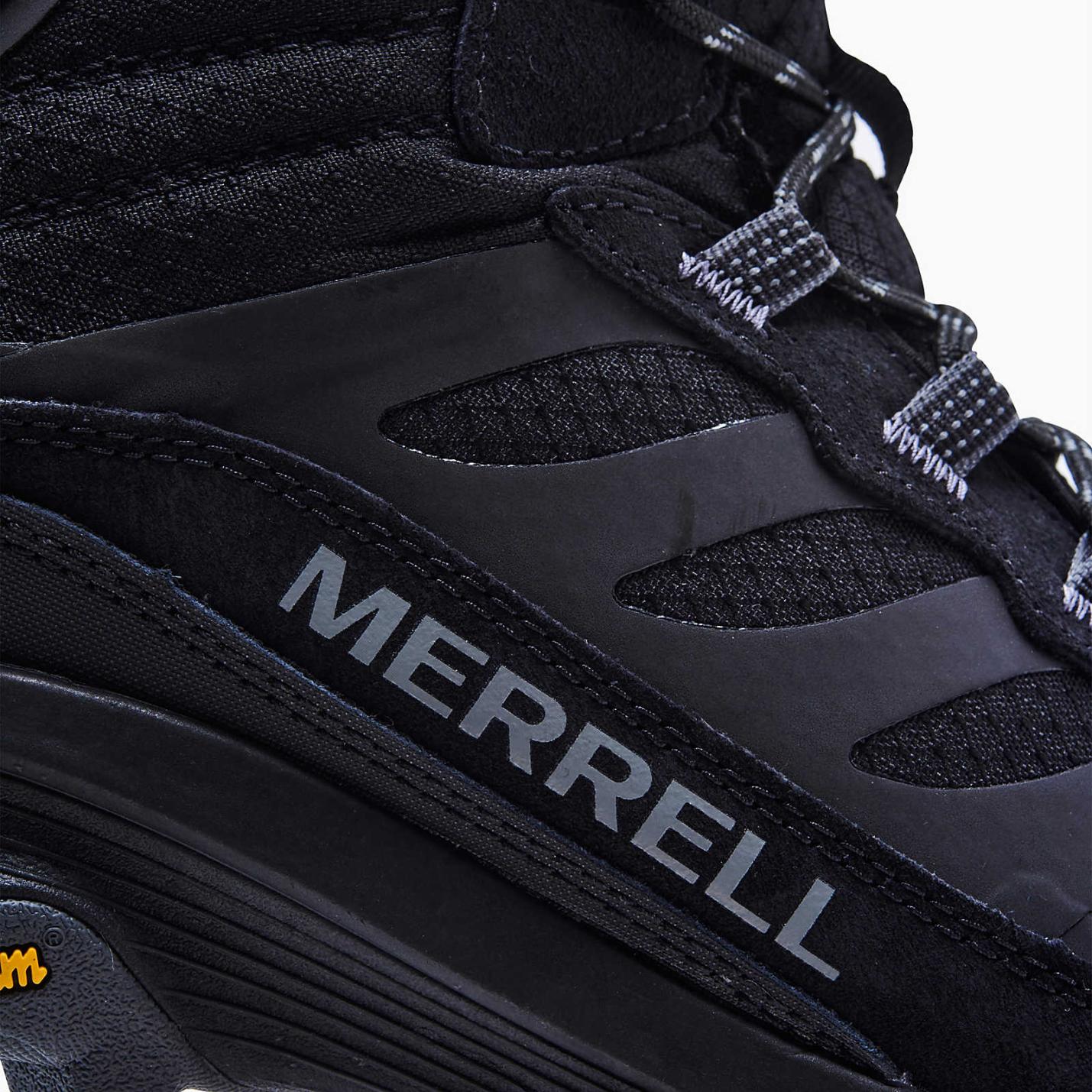 Men Moab Speed Thermo Mid Waterproof Black | Merrell Winter Boots