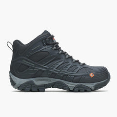 Men Moab Velocity Mid Waterproof Carbon Fiber Black | Merrell Boots